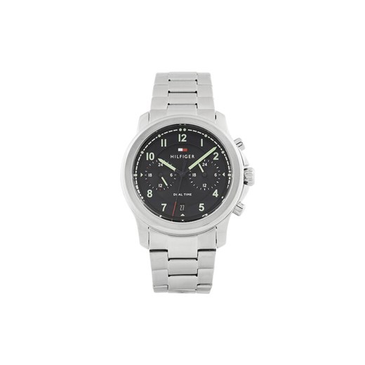 Zegarek Tommy Hilfiger Wesley 1710626 Srebrny ze sklepu eobuwie.pl w kategorii Zegarki - zdjęcie 182033084