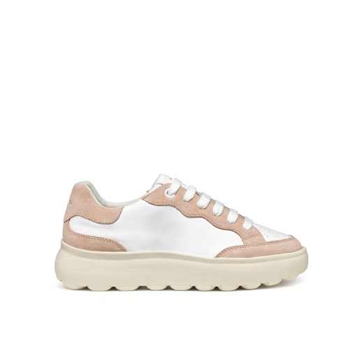 Sneakersy Geox D Spherica Ec4.1 D55TCA 08522 C1Z8Z Biały ze sklepu eobuwie.pl w kategorii Buty sportowe damskie - zdjęcie 182033113