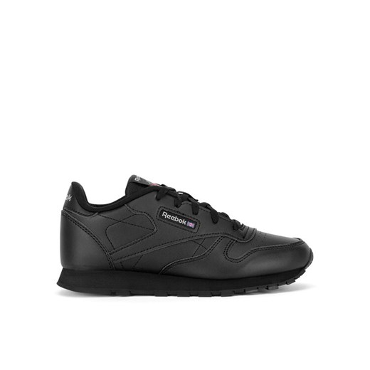 Sneakersy Reebok Classic Leather 100000116 Czarny ze sklepu eobuwie.pl w kategorii Buty sportowe dziecięce - zdjęcie 182033120
