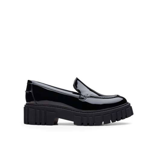 Loafersy Clarks Page Loafer 26178682 Czarny ze sklepu eobuwie.pl w kategorii Lordsy damskie - zdjęcie 182033153