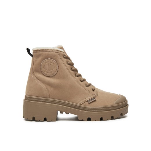 Trapery Palladium Pallabase Nbk Zip Wl 98867-211-M Szary ze sklepu eobuwie.pl w kategorii Workery damskie - zdjęcie 182033161