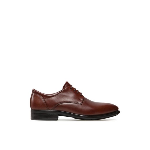 Półbuty ECCO Cityray 512734 01053 Brązowy ze sklepu eobuwie.pl w kategorii Buty eleganckie męskie - zdjęcie 182033181