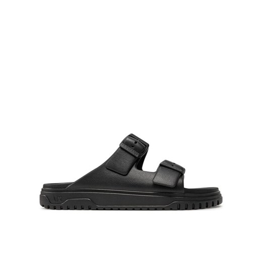 Klapki Armani Exchange XDP043 XV821 00002 Czarny ze sklepu eobuwie.pl w kategorii Klapki damskie - zdjęcie 182033200