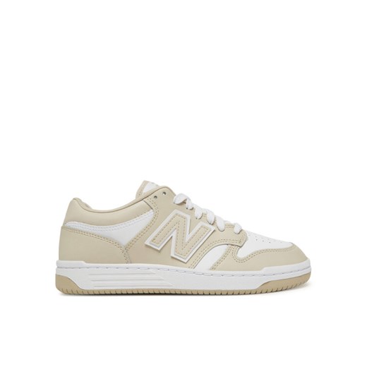 Sneakersy New Balance BB480LBB Beżowy ze sklepu eobuwie.pl w kategorii Buty sportowe damskie - zdjęcie 182033221