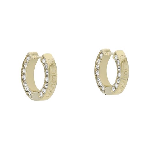 Kolczyki Guess Circle Lights JUBE03 160JW Żółte złocenie Guess 00 eobuwie.pl
