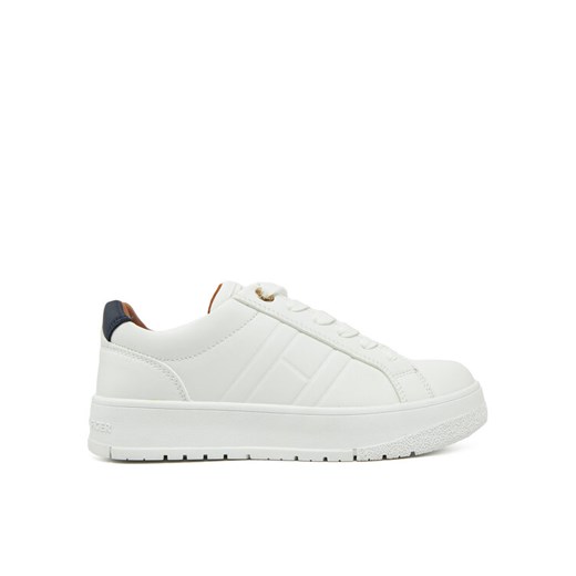 Sneakersy Tommy Hilfiger Low Cut Lace-Up Sneaker T3X9-33857-1355 S Biały ze sklepu eobuwie.pl w kategorii Buty sportowe dziecięce - zdjęcie 182033321