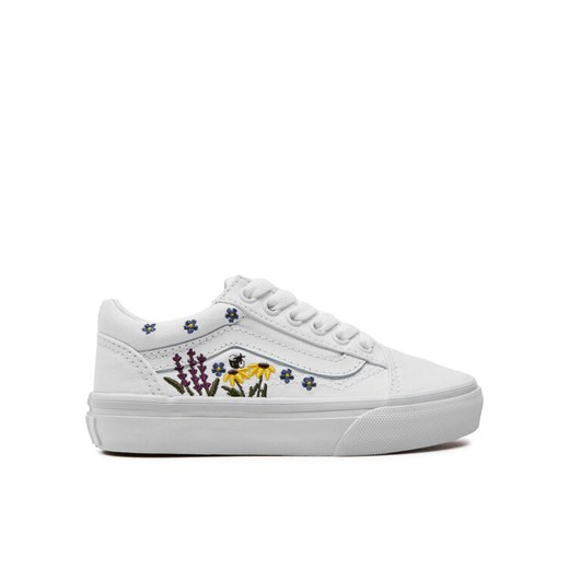 Tenisówki Vans Uy Old Skool VN0005WVAHP1 Biały ze sklepu eobuwie.pl w kategorii Trampki dziecięce - zdjęcie 182033341
