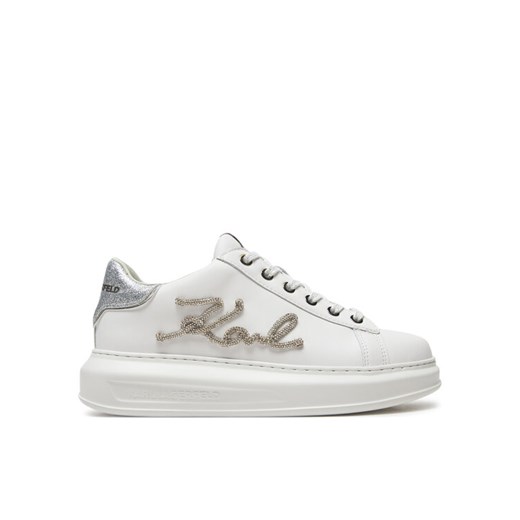 Sneakersy KARL LAGERFELD Kapri KL62511G Biały ze sklepu eobuwie.pl w kategorii Buty sportowe damskie - zdjęcie 182033350