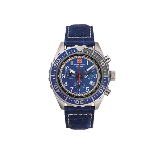 Zegarek Swiss Alpine Military 7076.9535 Niebieski ze sklepu eobuwie.pl w kategorii Zegarki - zdjęcie 182033601