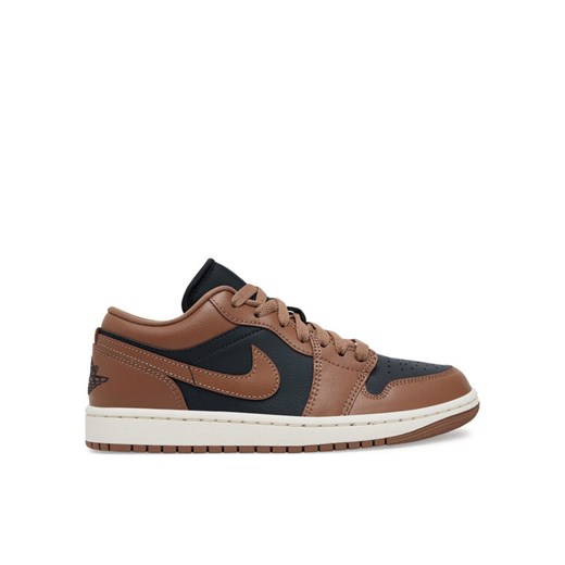 Sneakersy Nike Air Jordan 1 Low DC0774 021 Brązowy ze sklepu eobuwie.pl w kategorii Buty sportowe damskie - zdjęcie 182033603