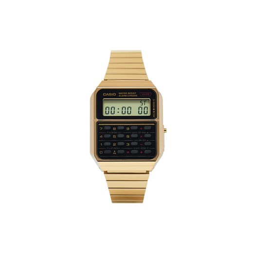 Zegarek Casio Vintage Edgy CA-500WEG-1AEF Złoty ze sklepu eobuwie.pl w kategorii Zegarki - zdjęcie 182033671