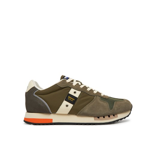 Sneakersy Blauer S5QUEENS01 Khaki ze sklepu eobuwie.pl w kategorii Buty sportowe męskie - zdjęcie 182033804