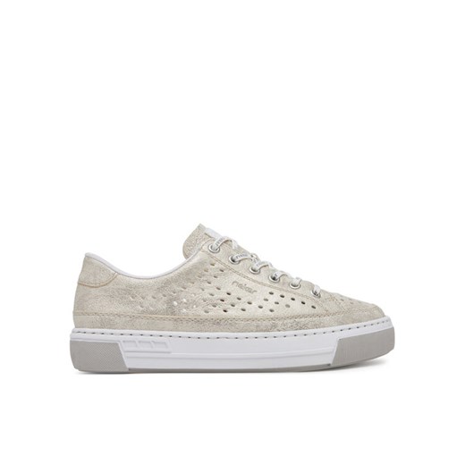 Sneakersy Rieker L8849-60 Złoty Rieker 41 eobuwie.pl