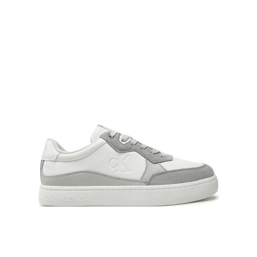 Sneakersy Calvin Klein Jeans Classic Cupsole Mg Wmm YM0YM01153 Biały ze sklepu eobuwie.pl w kategorii Buty sportowe męskie - zdjęcie 182033880