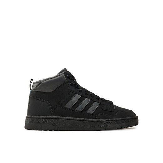 Sneakersy adidas Rapid Court Mid Winterized JR0170 Czarny ze sklepu eobuwie.pl w kategorii Buty sportowe męskie - zdjęcie 182033881