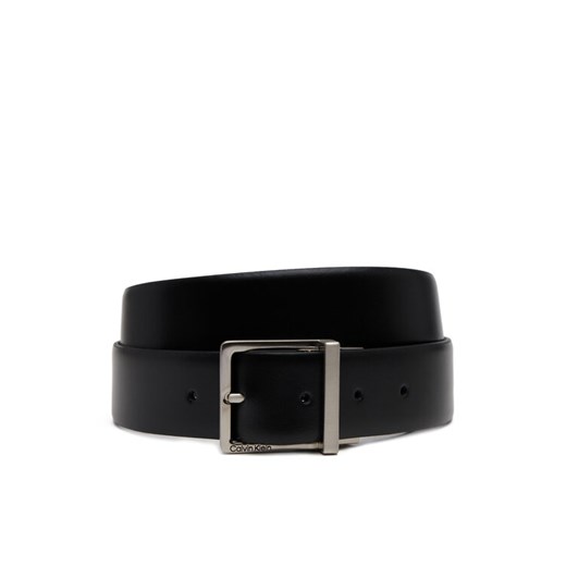 Pasek Męski Calvin Klein Adj/Rev Sleek Square 35Mm K50K512836 Czarny ze sklepu eobuwie.pl w kategorii Paski męskie - zdjęcie 182033884