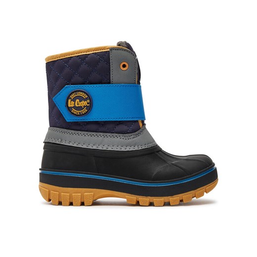 Śniegowce Lee Cooper LCJ-24-44-2859K Granatowy ze sklepu eobuwie.pl w kategorii Buty zimowe dziecięce - zdjęcie 182033942
