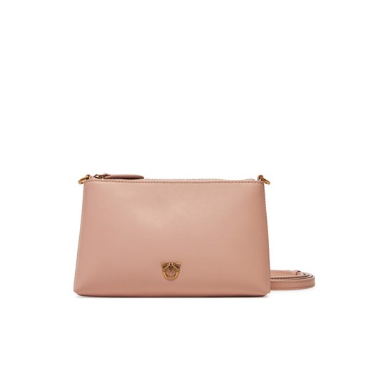Torebka PINKO Flat Horizontal Mini PE 25 PCPL 104277 A0F1 Różowy ze sklepu eobuwie.pl w kategorii Listonoszki - zdjęcie 182033953