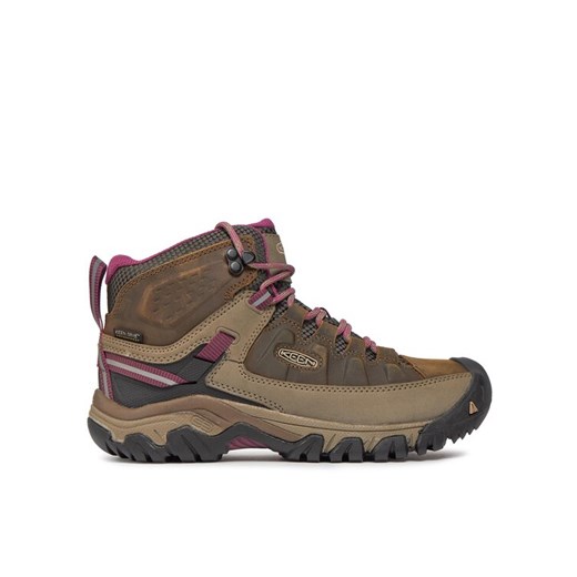 Trekkingi Keen Targhee III Mid Wp 1018178 Brązowy ze sklepu eobuwie.pl w kategorii Buty trekkingowe damskie - zdjęcie 182034183