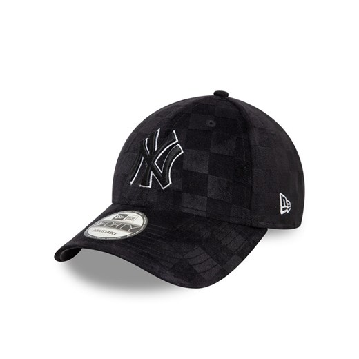 Czapka z daszkiem New Era New York Yankees Tonal Check 9Forty 60595442 Czarny ze sklepu eobuwie.pl w kategorii Czapki z daszkiem damskie - zdjęcie 182034332