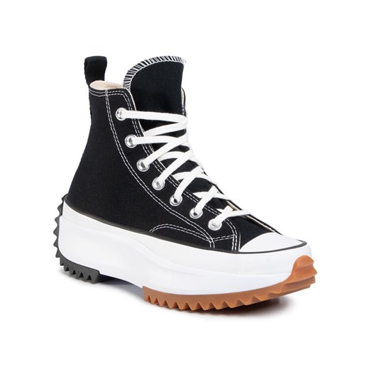 Sneakersy Converse Run Star Hike Hi 166800C Czarny ze sklepu eobuwie.pl w kategorii Buty sportowe damskie - zdjęcie 182034543