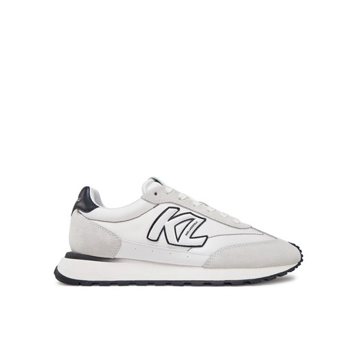 Sneakersy KARL LAGERFELD Kairo KL51124 Biały ze sklepu eobuwie.pl w kategorii Buty sportowe męskie - zdjęcie 182034602