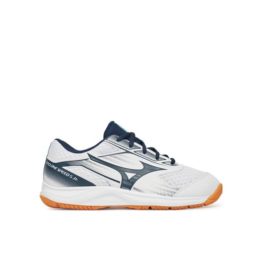 Buty halowe Mizuno Cyclone Speed 5 JR V1GD251157 Biały ze sklepu eobuwie.pl w kategorii Buty sportowe dziecięce - zdjęcie 182034604
