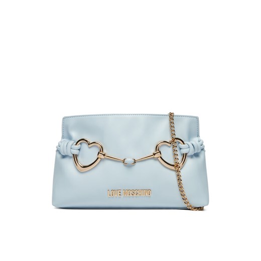Torebka LOVE MOSCHINO JC4034PP1MLB0712 Błękitny ze sklepu eobuwie.pl w kategorii Kopertówki - zdjęcie 182034630