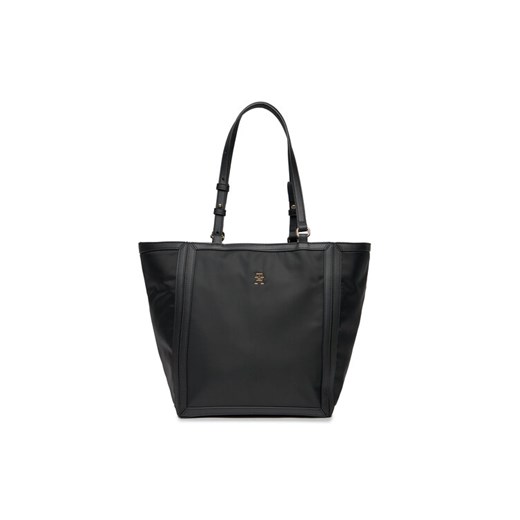 Torebka Tommy Hilfiger Th Essential S Tote AW0AW15717 Czarny Tommy Hilfiger 00 eobuwie.pl