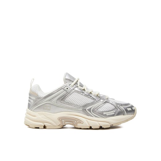 Sneakersy Tommy Jeans Archive Retro Runner EN0EN02673 Biały ze sklepu eobuwie.pl w kategorii Buty sportowe damskie - zdjęcie 182034892