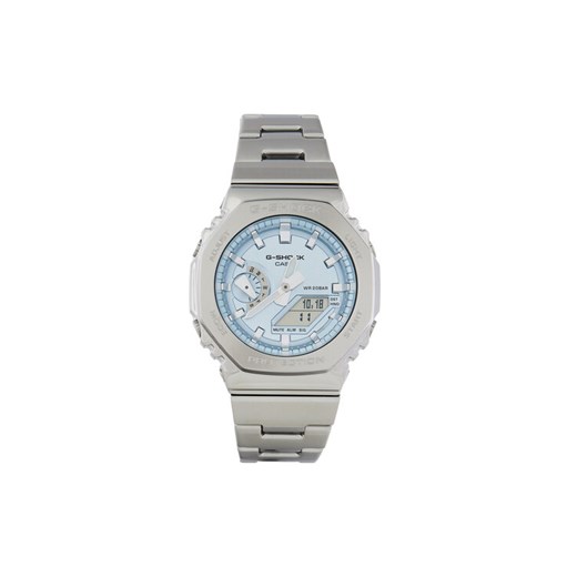 Zegarek G-Shock Octagon GM-2110D-2AER Srebrny ze sklepu eobuwie.pl w kategorii Zegarki - zdjęcie 182034903
