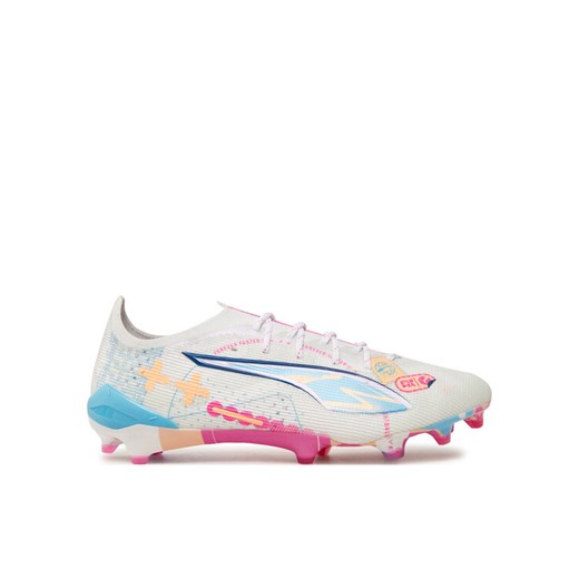 Buty do piłki nożnej Puma ULTRA 5 ULTIMATE VOL. UP FG 108063 01 Biały ze sklepu eobuwie.pl w kategorii Buty sportowe męskie - zdjęcie 182034904