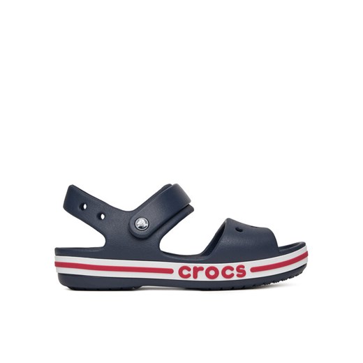 Sandały Crocs BAYABAND SANDAL K 211054-4CC Granatowy ze sklepu eobuwie.pl w kategorii Sandały dziecięce - zdjęcie 182034910