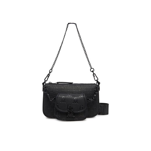 Torebka Steve Madden Bnaim-X SM13001553 Czarny ze sklepu eobuwie.pl w kategorii Listonoszki - zdjęcie 182035100