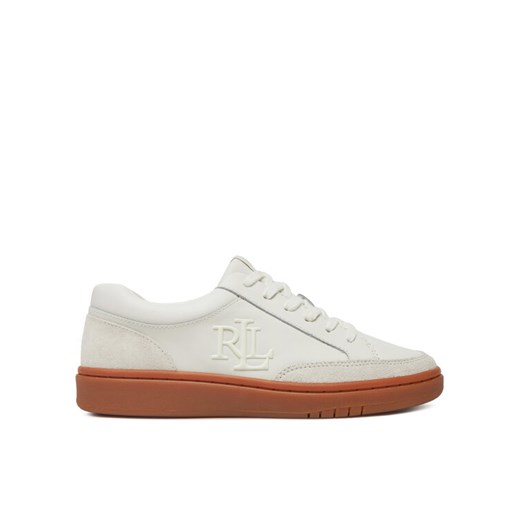 Sneakersy LAUREN RALPH LAUREN Hailey VI 802959240001 Biały ze sklepu eobuwie.pl w kategorii Buty sportowe damskie - zdjęcie 182035111