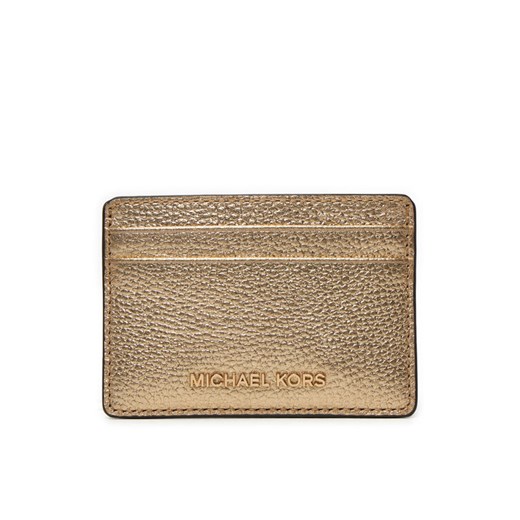 Etui na karty kredytowe MICHAEL Michael Kors 32H9TJ6D1L Złoty ze sklepu eobuwie.pl w kategorii Etui - zdjęcie 182035112