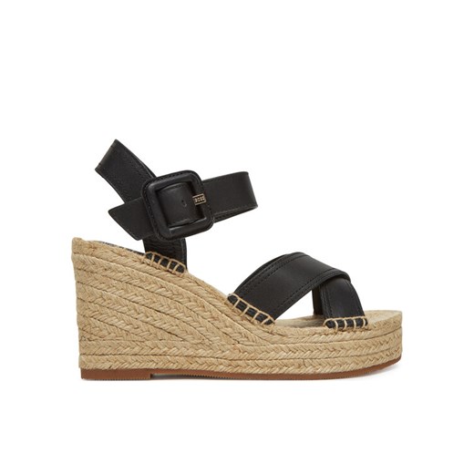 Espadryle BOSS Madeira 50546334 Czarny ze sklepu eobuwie.pl w kategorii Espadryle damskie - zdjęcie 182035120