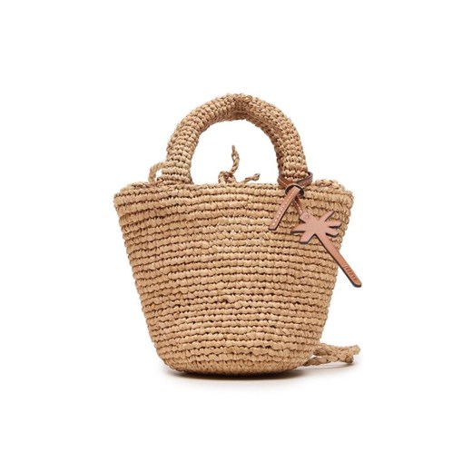 Torebka Manebi Summer Bag Mini V 2.2 AM Beżowy ze sklepu eobuwie.pl w kategorii Torby letnie - zdjęcie 182035144
