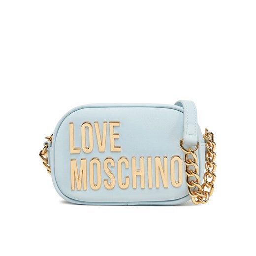 Torebka LOVE MOSCHINO JC4026PP1MKD0712 Błękitny ze sklepu eobuwie.pl w kategorii Listonoszki - zdjęcie 182035151