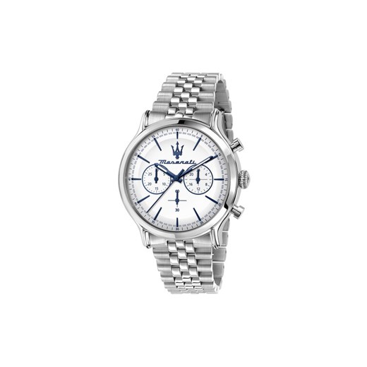 Zegarek Maserati Epoca R8873618034 Srebrny ze sklepu eobuwie.pl w kategorii Zegarki - zdjęcie 182035230