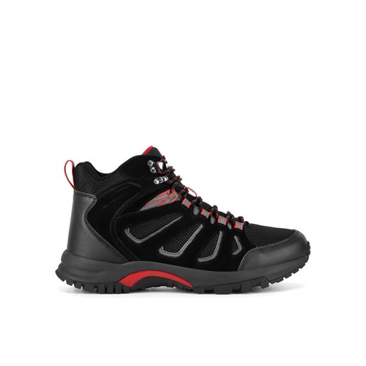 Trekkingi Hunter MASON MID HIKER WP Czarny ze sklepu eobuwie.pl w kategorii Buty trekkingowe męskie - zdjęcie 182035311