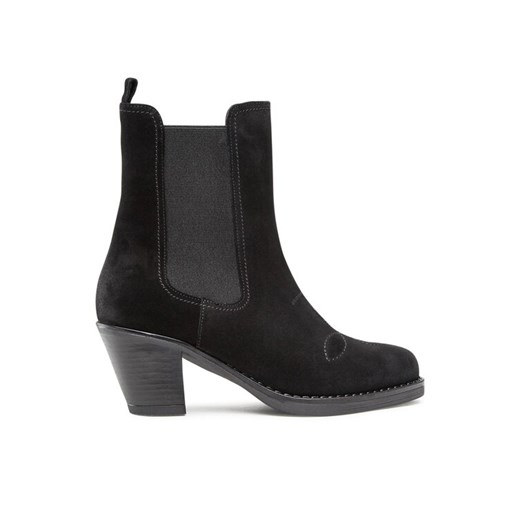 Botki Simple SL-36-02-000064 Czarny ze sklepu eobuwie.pl w kategorii Botki - zdjęcie 182035320