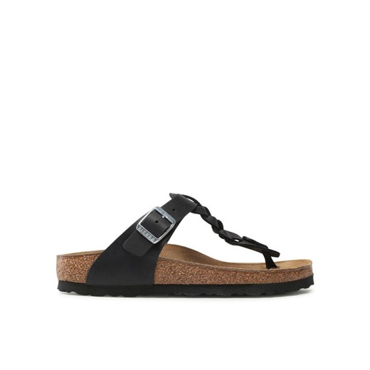 Japonki Birkenstock Gizeh Braided 1021360 Czarny ze sklepu eobuwie.pl w kategorii Klapki damskie - zdjęcie 182035322