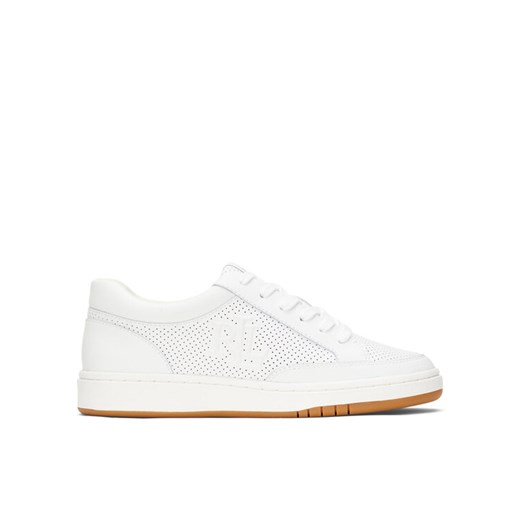 Sneakersy LAUREN RALPH LAUREN Hailey Low-Top Lace-Up 802951391001 Biały ze sklepu eobuwie.pl w kategorii Buty sportowe damskie - zdjęcie 182035344