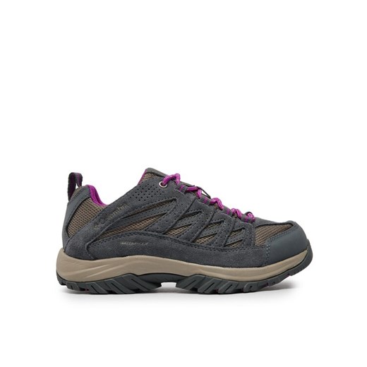Trekkingi Columbia Crestwood Waterproof 1765411005 Czarny ze sklepu eobuwie.pl w kategorii Buty trekkingowe damskie - zdjęcie 182035444