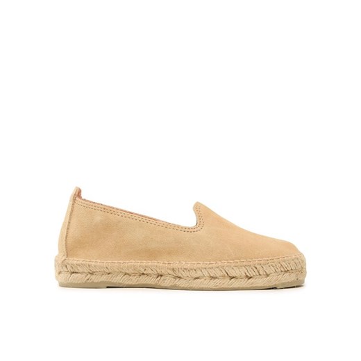 Espadryle Manebi Suede Flat Espadrilles Beżowy ze sklepu eobuwie.pl w kategorii Espadryle damskie - zdjęcie 182035491