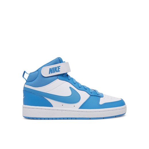Sneakersy Nike Court Borough Mid 2 (GS) CD7782 Niebieski ze sklepu eobuwie.pl w kategorii Buty sportowe dziecięce - zdjęcie 182035502