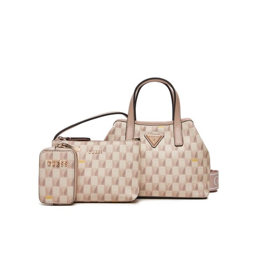 Torebka Guess HWJT93 44750 Różowy ze sklepu eobuwie.pl w kategorii Kuferki - zdjęcie 182035584