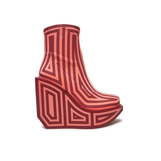 Botki United Nude Wa Bootie Hi 1087983182 Czerwony ze sklepu eobuwie.pl w kategorii Botki - zdjęcie 182035593