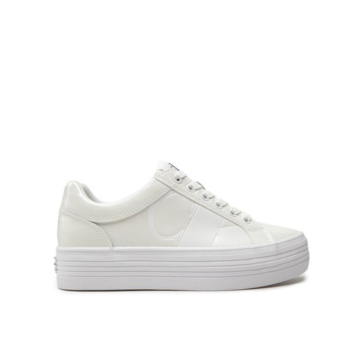 Sneakersy Calvin Klein Jeans Bold Vulc Flatf Low Lth Nbs Mr YW0YW01408 Biały ze sklepu eobuwie.pl w kategorii Buty sportowe damskie - zdjęcie 182035633